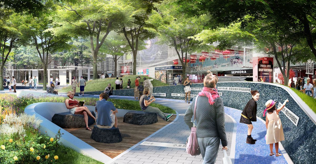 Landscape Design For Zhongguancun Avenue