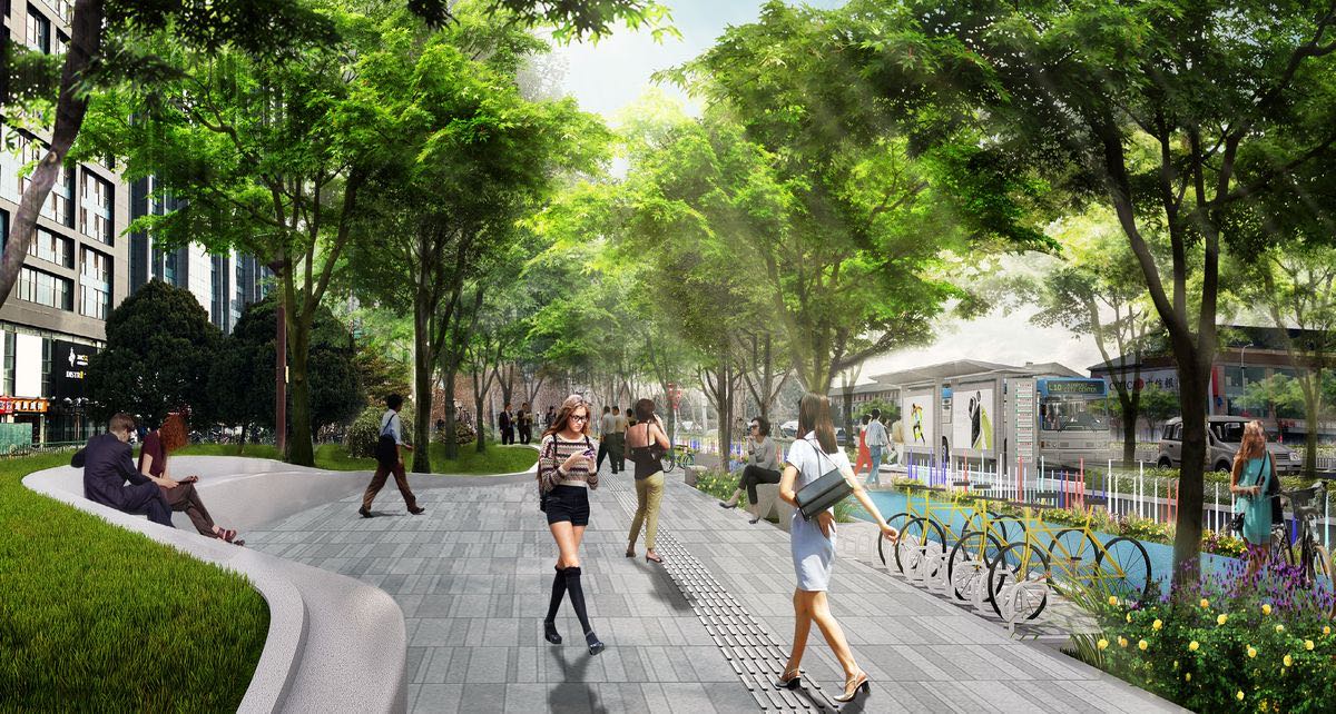 Landscape Design For Zhongguancun Avenue